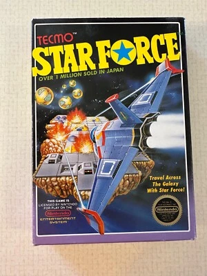 Tecmo Star Force (Nintendo 1987) NES CIB w/Manual, Poster Tested/Working!! - Image 1 of 4