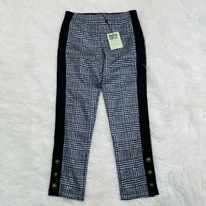 Pantalones a Cuadros Acampanados Pam & Gela Glen Tart Puño con Botones - Imagen 1 de 4