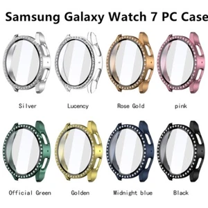 Shining PC Watch Case Cover + Tempered Film for Samsung Galaxy Watch 7 40mm 44mm - Picture 1 of 17