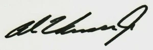 "Indianapolis 500 Winner" Al Unser Jr Signed 3X5 Card COA - Picture 1 of 2