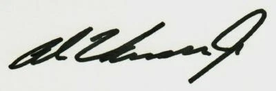 "Indianapolis 500 Winner" Al Unser Jr Signed 3X5 Card COA - Image 1 of 2