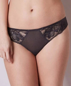 Tanga Taille 4 SIMONE-PÉRÈLE Promesse Anthracite - Picture 1 of 4