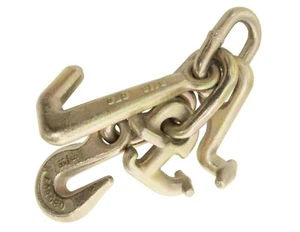 RTJ G Cluster Hook Wrecker Tow Truck Chain Car Towing 5,400 LBS Grade 70 (6 PCS) - Picture 1 of 6