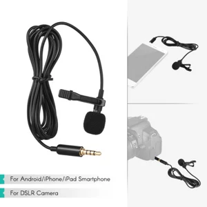 Andoer EY-510A Mini Portable Clip-on Lapel Condenser Mic Wired Microphone A6C0 - Picture 1 of 9