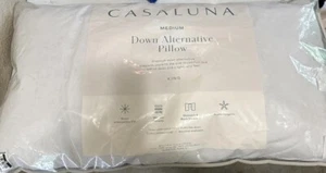Almohada alternativa de plumón medio Casaluna estándar Queen nueva con etiquetas T - Imagen 1 de 11
