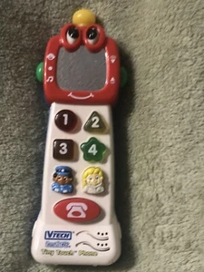 Rare Vintage VTech SmartStart Tiny Touch Phone Musical Lights Up & Talks: Works - Picture 1 of 8