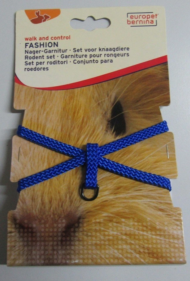 Europet Bernina Geschirr Nager Garnitur Blau  - Bild 1 von 1