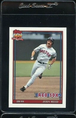 1991 TOPPS TIFFANY #247 JODY REED BOSTON RED SOX  - Image 1 of 2