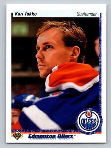 1990 Upper Deck #543 Kari Takko  RC Rookie Edmonton Oilers