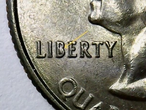 2000 P New Hampshire State Quarter Error Die Obverse Chip on "B" of Liberty..A10 - Picture 1 of 3