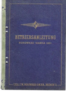 BORGWARD HANSA 1500 Betriebsanleitung 1950 1951 Bedienungsanleitung Handbuch BA - Picture 1 of 7