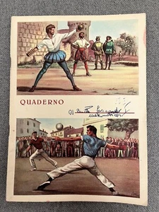 Vecchio quaderno * Giochi della Palla * Giochi antichi e moderni * Gros Monti - Foto 1 di 4