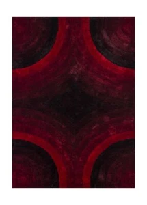 United Weavers of America Finesse Astral 5'3" x 7'2" Rug, Red 5'3" x 7'2" - Picture 1 of 5