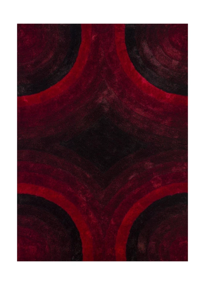 United Weavers of America Finesse Astral 5'3" x 7'2" Rug, Red 5'3" x 7'2" - Image 1 of 4