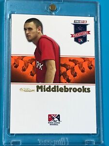 2008 TRISTAR PROJECTIONS - ORANGE - WILL MIDDLEBROOKS (RC) #213 Serial #'d (1/5)