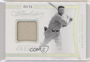 2016 Panini Flawless Material Greats /25 Rogers Hornsby #18 HOF