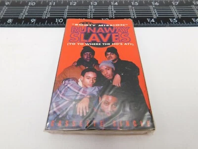 Runaway Slaves Cassette Single Booty Mission & Yo where Ho's Audio Tape  C21-2 - Image 1 of 3