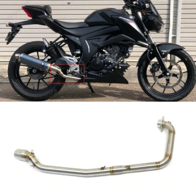 Suzuki GSX-R GSX-S 125 Sistema de escape completo Tubos descendentes Tubo de enlace 17-21 Foto 1 de 2