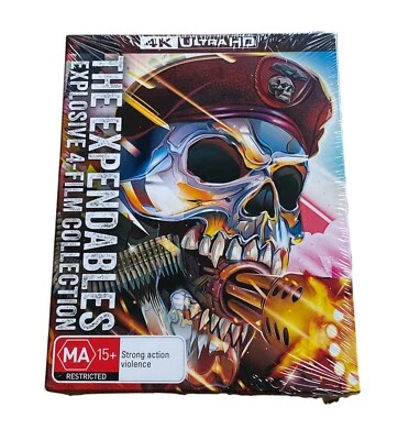 The Expendables Explosive 4 Film Collection 4K Ultra HD BRAND NEW** Region B AU - Image 1 of 3