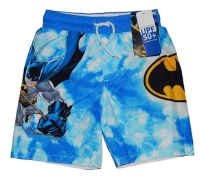 BATMAN DC COMICS Swim Trunks UPF-50+ Bathing Suit NWT Boys Sizes 4, 5-6 or 7 $25 - Picture 1 of 1