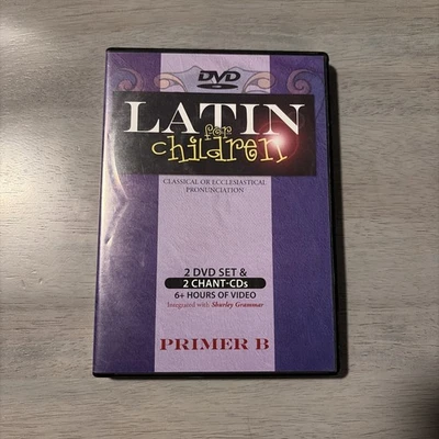Latin For Children Primer Level B Set 2 DVDs + Chant CDs - Dr Christopher Perrin - Image 1 of 2