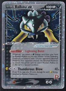 Pokémon TCG: Team Rockets Raikou 109/108 - Secret Rare Team Rocket Returns - Picture 1 of 3