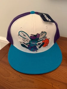 Cappello Charlotte Hornets NUOVO NBA retrò basket snapback berretto toppa Decky - Foto 1 di 5