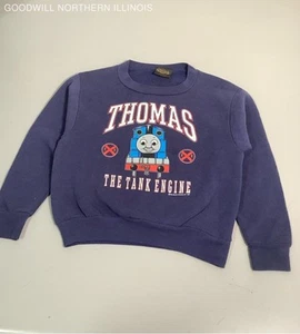 Vintage Children's 1997 Thomas The Tank Engine Sweatshirt Size 7 Made in USA - Picture 1 of 6