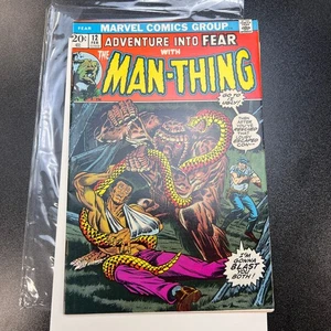 Adventure into Fear with The Man-Thing #12 Marvel Comics 1973 Jim Starlin 5.0 - Picture 1 of 3