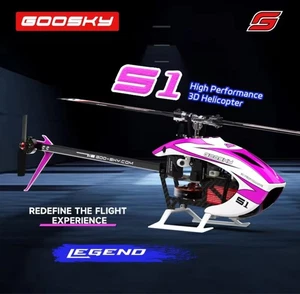 Goosky S1 2025 PURPLE Brand New Sealed Dual Brushless Helicopter BNF +Free Gift - Picture 1 of 6
