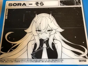 SKYPAD 3.0 XL Shiny SORA Limited Edition Gaming Glass Mouse Pad Used Y250610-1 - Afbeelding 1 van 24