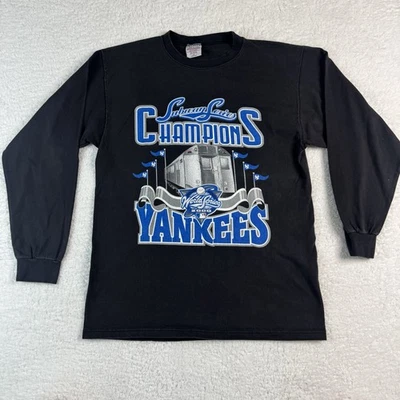 Camiseta De Colección New York Yankees Subway Series Champions 2000 World Series LS Foto 1 de 4