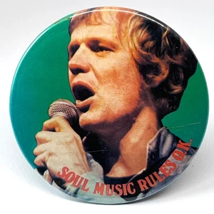 Vintage David Soul Original Pin Button Badge Music Memorabilia Starsky & Hutch - Picture 1 of 2