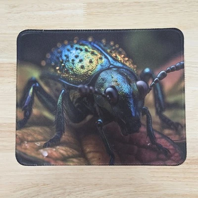Alfombrilla de ratón de escritorio para computadora de oficina 10x8 escarabajo insecto entusiasta  Foto 1 de 3