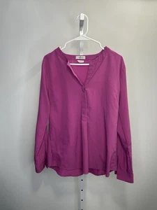 Van Heusen Damen rosa Langarmshirt Oberteil Bluse, Größe M.  1S - Bild 1 von 7