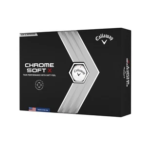 NEUE Callaway Chrome Soft X White 2022 Golfbälle - Menge wählbar! - Bild 1 von 5