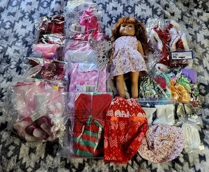 Vintage 1996 Fibre-Craft Doll w/ Clothing Accessories Lot Preowned Bundle - Picture 1 of 16