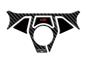 Ducati Panigale 890 V2 2025 Motorcycle Top Fork Yoke Cover Decal Carbon Black - Picture 1 of 2