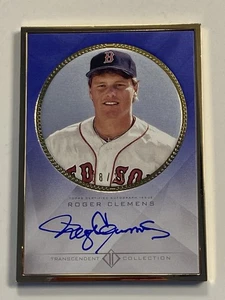 2016 Topps Transcendent Roger Clemens Signed Purple #/10 Red Sox Auto - Picture 1 of 2