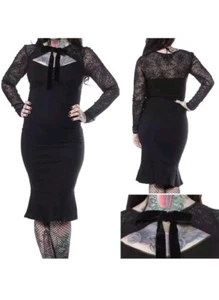 KILLSTAR - BAT TO THE BONE Bodycon Wackel Kleid XXL Gothic Neu mit Etikett G8 - Bild 1 von 6