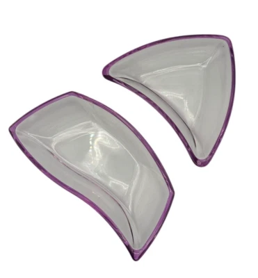 Juego de platos seccionales de dos piezas Luigi Bormioli púrpura/amatista ITALIA Foto 1 de 4