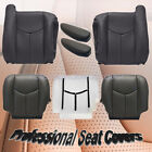 For 2003-2006 GMC Sierra Driver & Passenger Seat Cover + Foam Cushion Dark Gray
