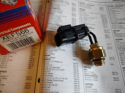 RADIATOR FAN SWITCH - FITS: NISSAN SUNNY / SENTRA / PULSAR TURBO - B11 (1983-85) - Image 1 of 4