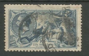 SG417 THE 1919 BRADBURY 10/- GUT BIS FEIN GEBRAUCHT KATZE £175 - Bild 1 von 2