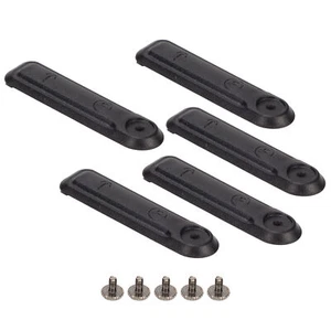 Headset Radio Staubschutz schwarz 5 Stück Kunststoff Radio Seitenkappe robust mit Schrauben USA - Bild 1 von 24