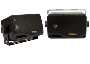 Dna MSB300B Marine 3 Inch 3 Way Speaker Boxes Pair - Black - Picture 1 of 3