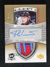 2005-06 The Cup Gold Rainbow /43 Tomas Fleischmann #125 RPA Rookie Patch Auto RC
