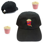 Novelty Design New Movie Popcorn 100% Cotton Baseball Cap Unique Hat