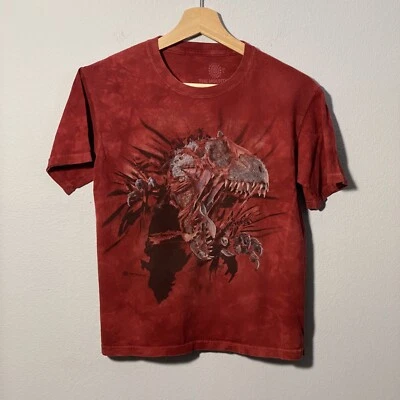Camiseta The Mountain Juvenil Dinosaurios Talla Grande Roja The Dye Gráfico Algodón Camiseta Foto 1 de 4