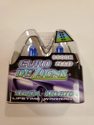 2x 9006/HB4 8500K 55W 12V Low Beam Xenon Headlight Bulbs Bright White Xenon NEW. - Image 1 of 4